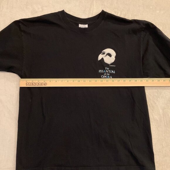 Phantom of the Opera Black T-Shirt Mens Size XL - Picture 4 of 5